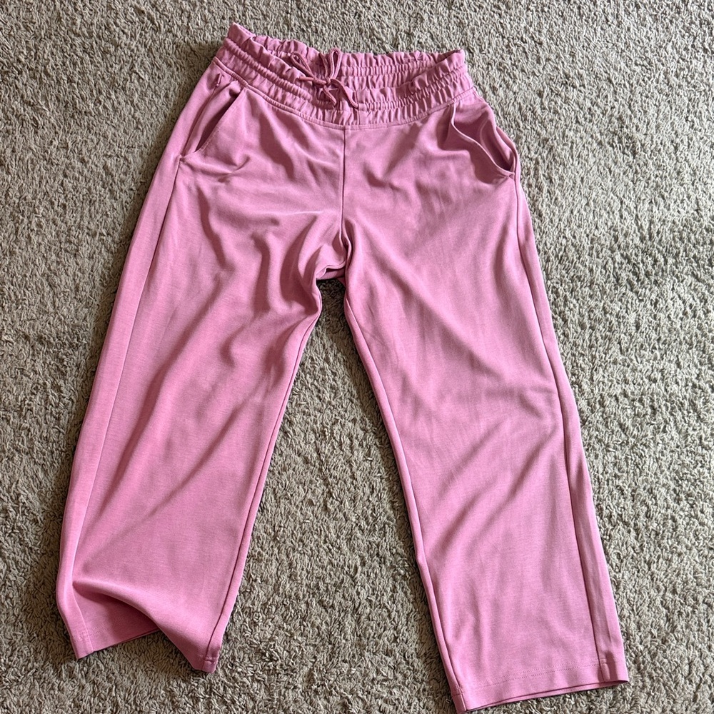 Athleta Pink Elastic Waist Pants